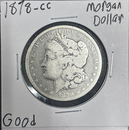 1878-CC Morgan Dollar 7446.D6-A — Obverse