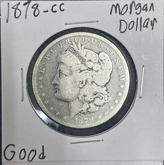 1878-CC Morgan Dollar 7446.D6-A — Obverse