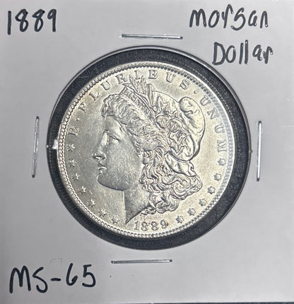 1889 Morgan Dollar 7502.65-A — Obverse