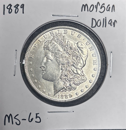 1889 Morgan Dollar 7502.65-A — Obverse