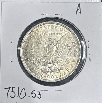 1882-O Morgan Dollar 7510.53-A — Reverse