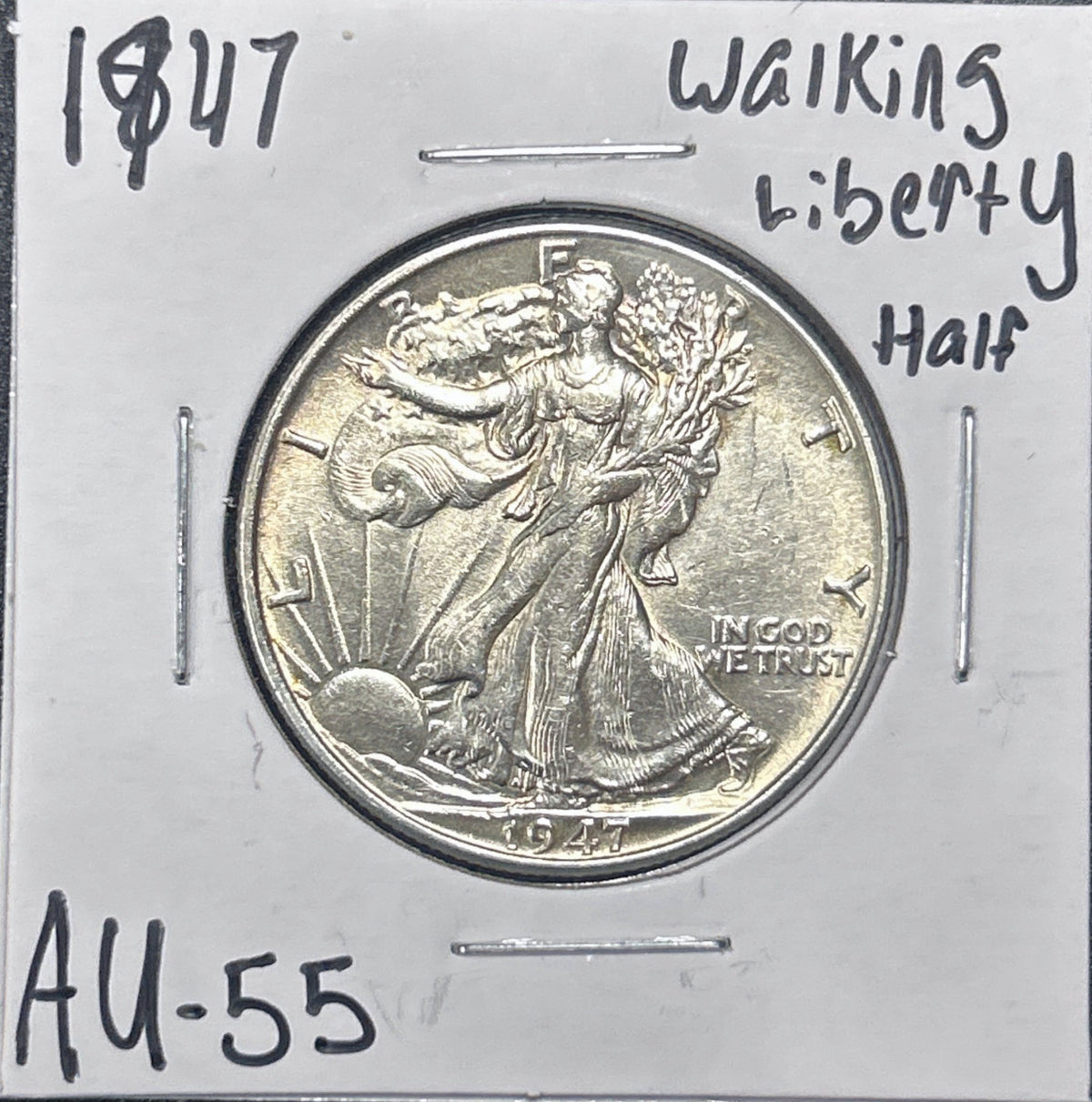 1947 Walking Liberty Half 6750.55-A — Obverse