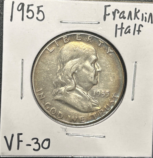 1955 Franklin Half Dollar 6802.30-A — Obverse