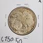 1947 Walking Liberty Half AU — Reverse
