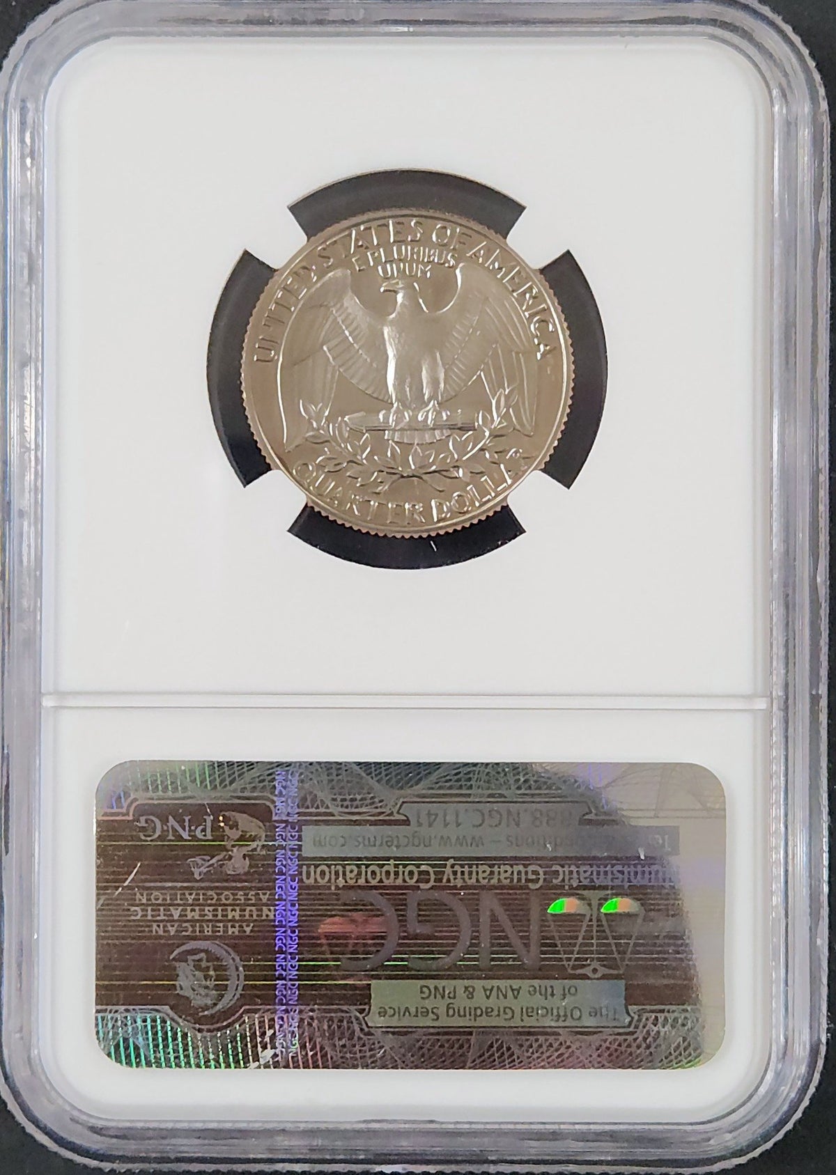 1981 S Washington Quarter Type 2 PF69 Ultra Cameo NGC 374890.69-06591369003917412065 — Reverse
