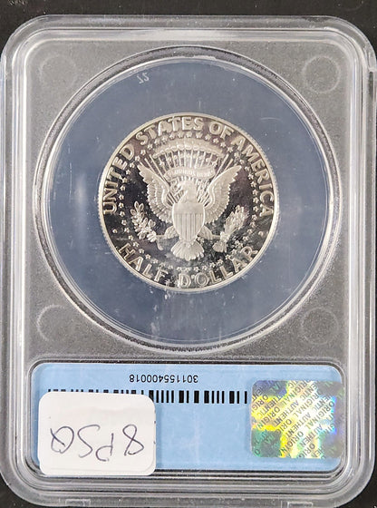 2002-S Kennedy Half Silver PR70 DCAM ANACS 8PSQ — Reverse