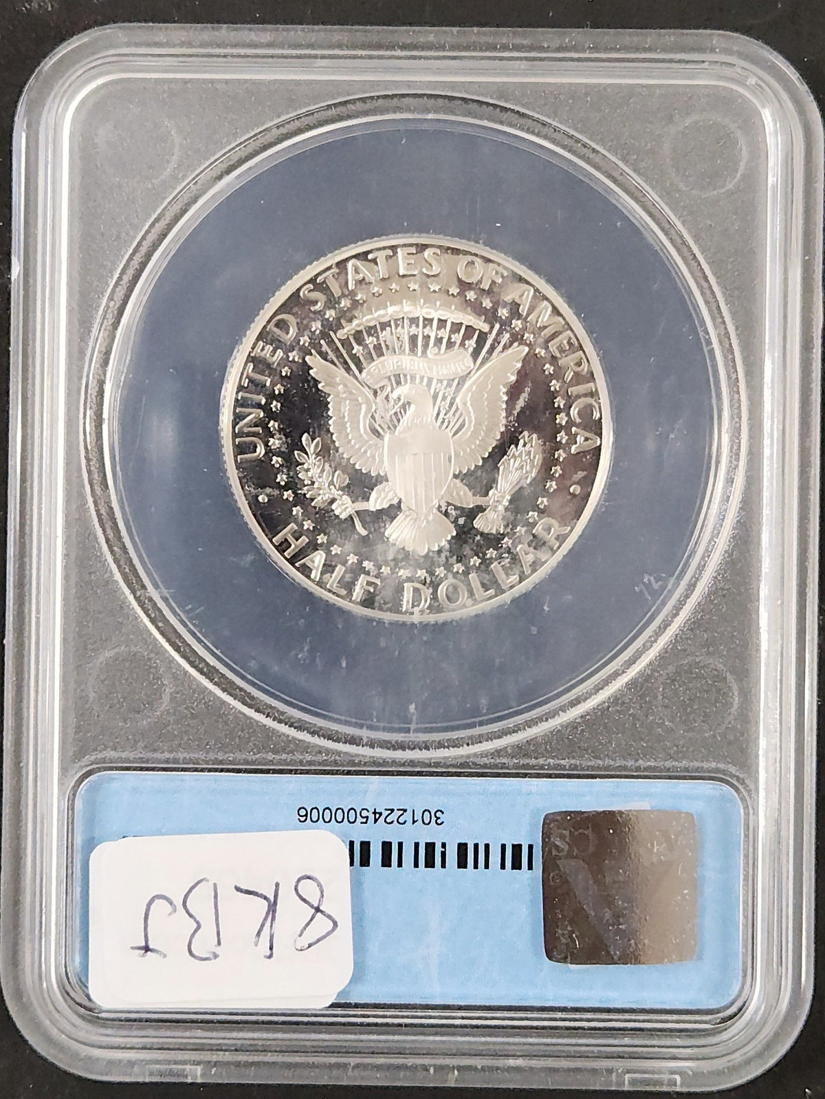2005-S Kennedy Half Dollar Silver PR70 DCAM ANACS 8KBJ — Reverse