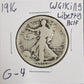 1916 Walking Liberty Half G-4 — Obverse