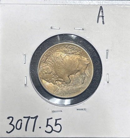 1913 Buffalo Nickel Type 1 3077.55-A — Reverse