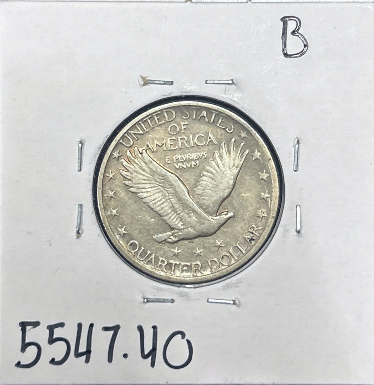 1923 Standing Liberty Quarter 5547.40-B — Reverse