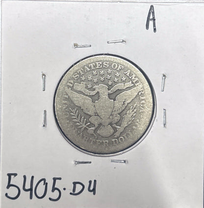 1909 Barber Quarter 5405.D4-A — Reverse