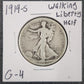 1919-s Walking Liberty Half G-4 — Obverse