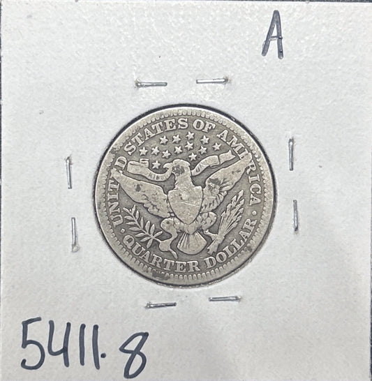 1915 Barber Quarter 5411.8-A — Reverse