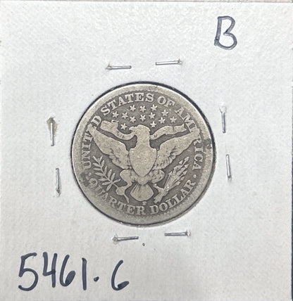1916-D Barber Quarter 5461.6-B — Reverse
