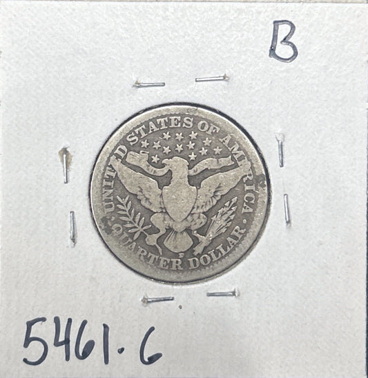 1916-D Barber Quarter 5461.6-B — Reverse