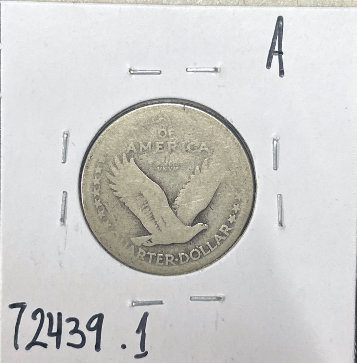 1916-1917-S Standing Liberty Quarter 72439.1-A — Reverse