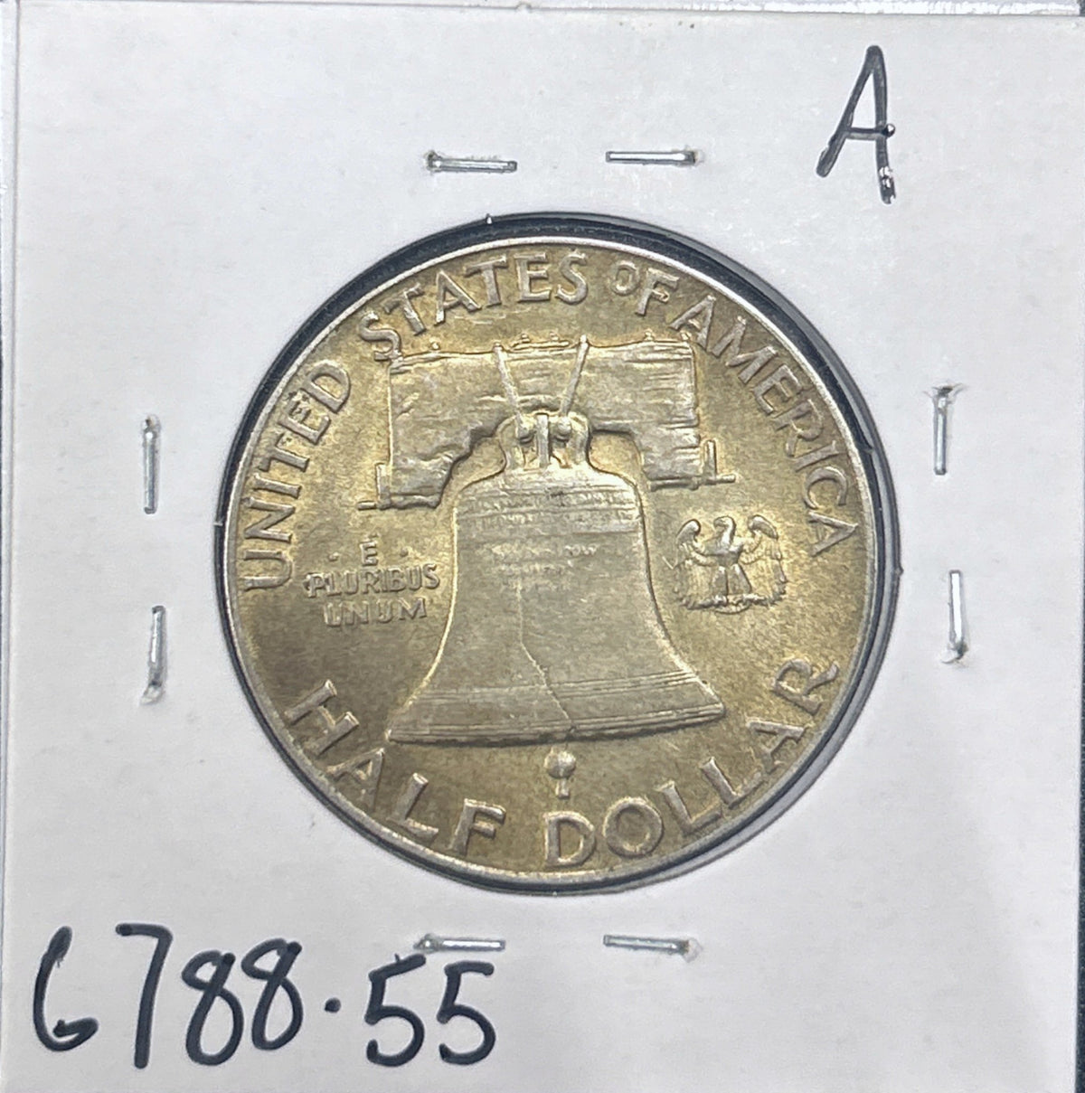 1948 Franklin Half Dollar 6788.55-A — Reverse