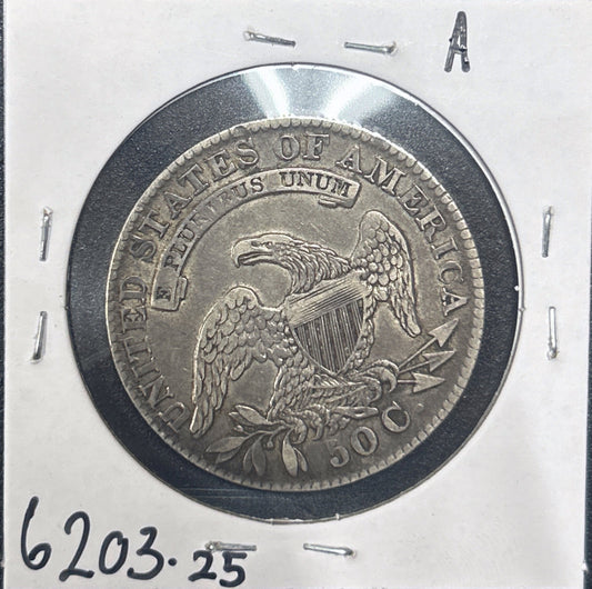 1833 Capped Bust Half Dollar 6203.25-A — Reverse