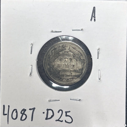 1891 Seated Dime 4087.D25-A — Reverse