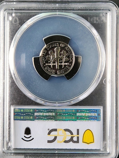 1987-S Roosevelt Dime PR69 DCAM PCGS 5006.69-1000952690069056131682 — Reverse
