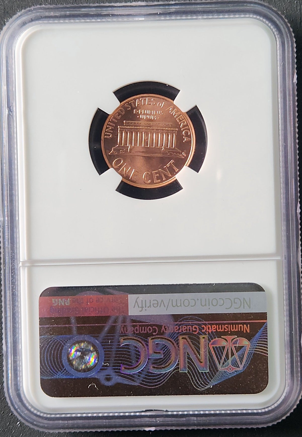 2000 Lincoln Cent Cheerios Promotion MS66 RD 70092.66-81955666006572850038 — Reverse