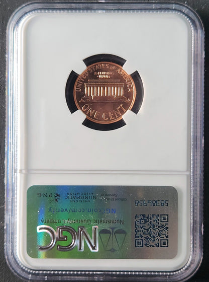 2000 Lincoln Cent Cheerios Promotion MS66 RD NGC 70092.66-81955666006572850038 70092.66-81955666008155351010 — Reverse
