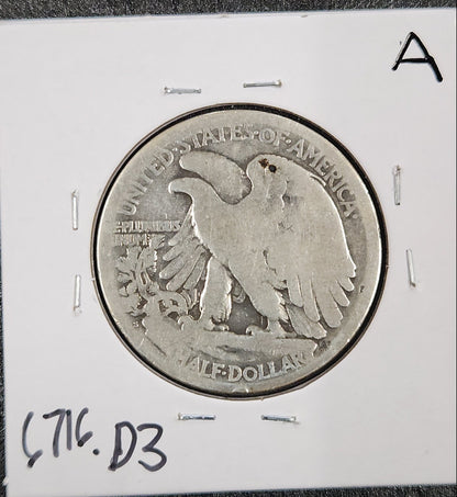 1917-s Rev MM Walking Liberty Half AG — Reverse