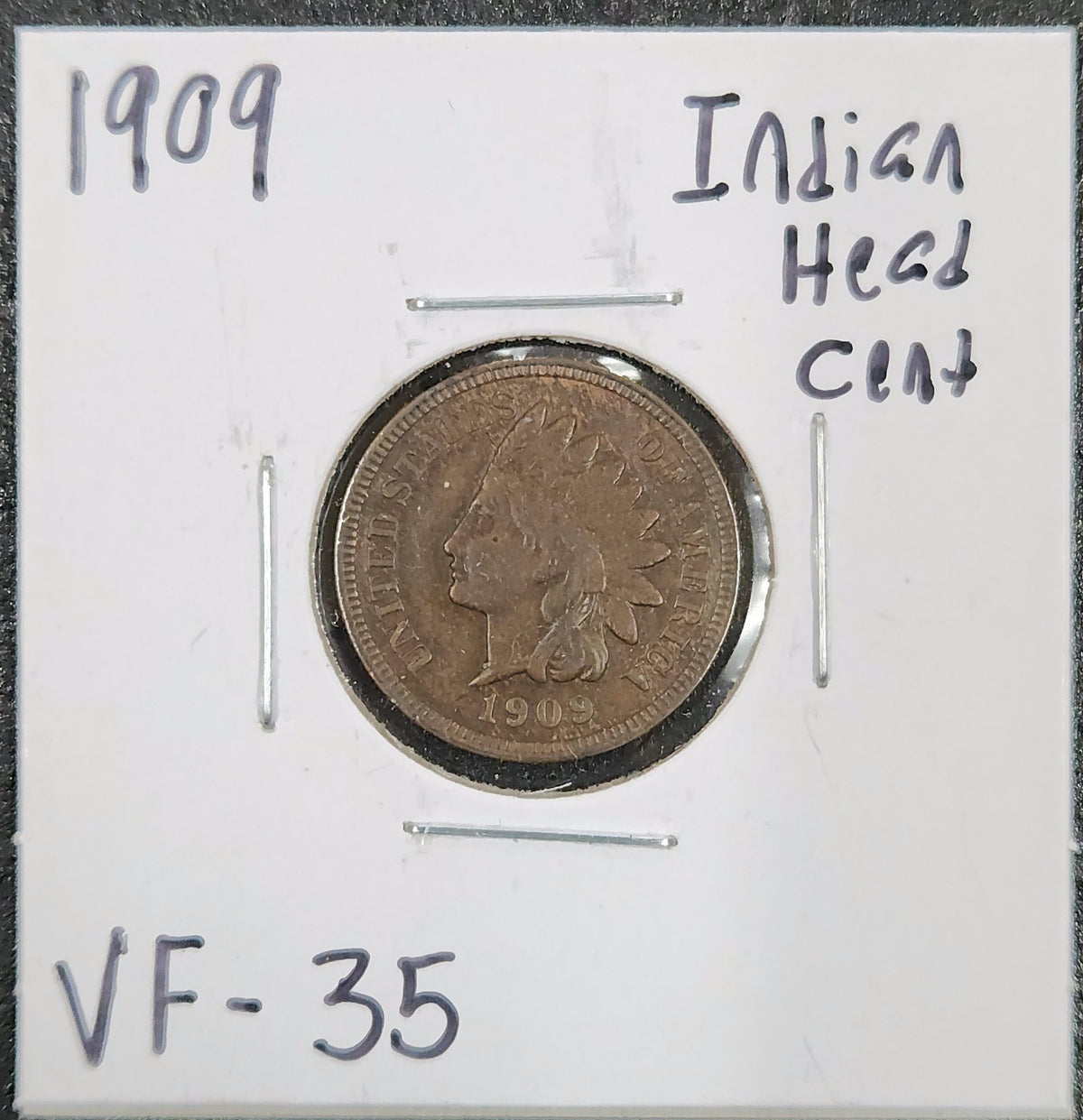 1909 Indian Head Cent VF-35 1449.35-B — Obverse