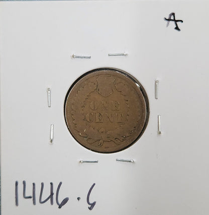 1908 Indian Head Cent G-6 1446.6-A — Reverse