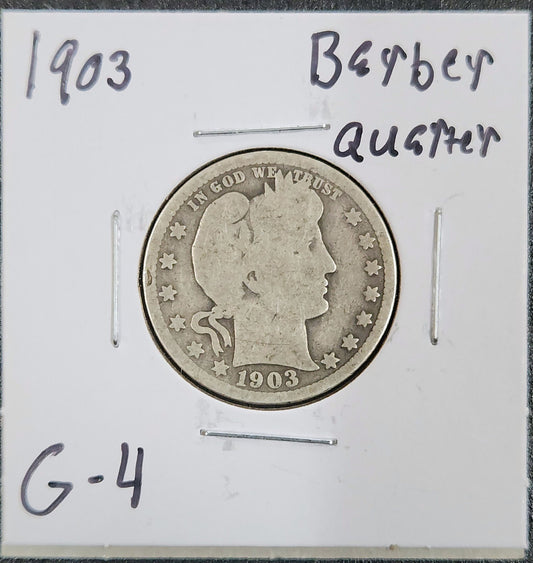 1903 Barber Quarter G4 5399.4-A — Obverse