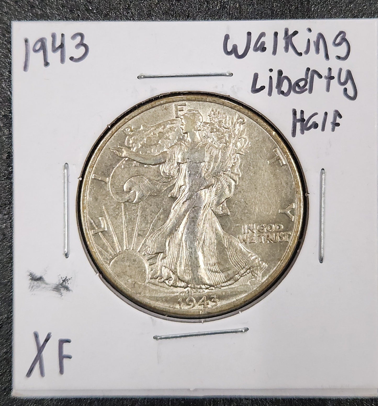 1943 Walking Liberty Half XF — Obverse