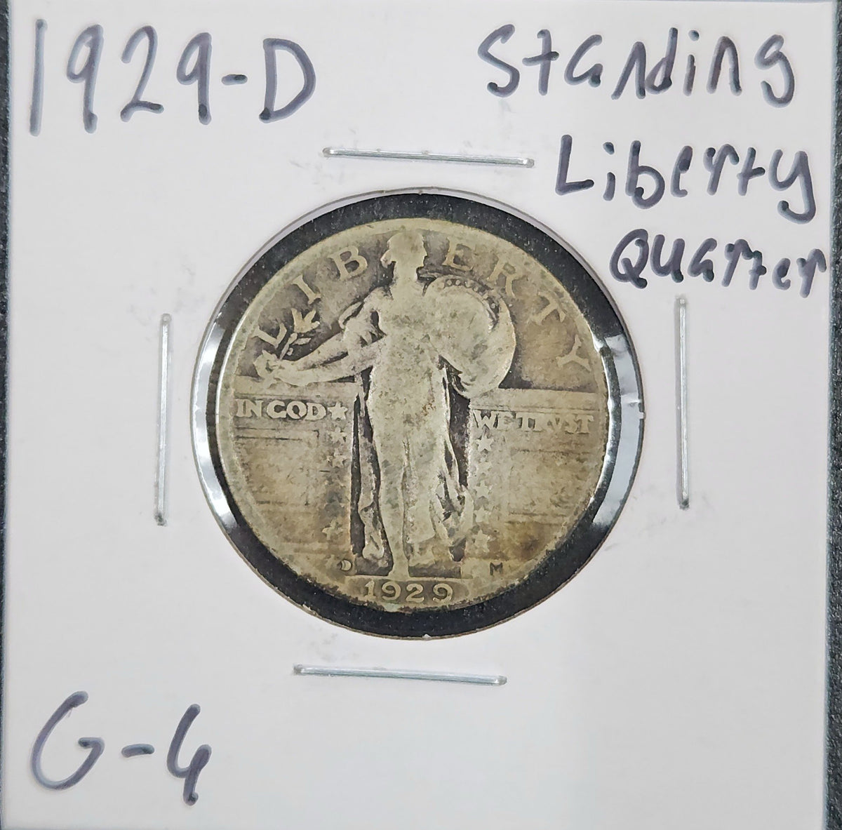 1929-D Standing Liberty Quarter G-4 5603.6-A — Obverse