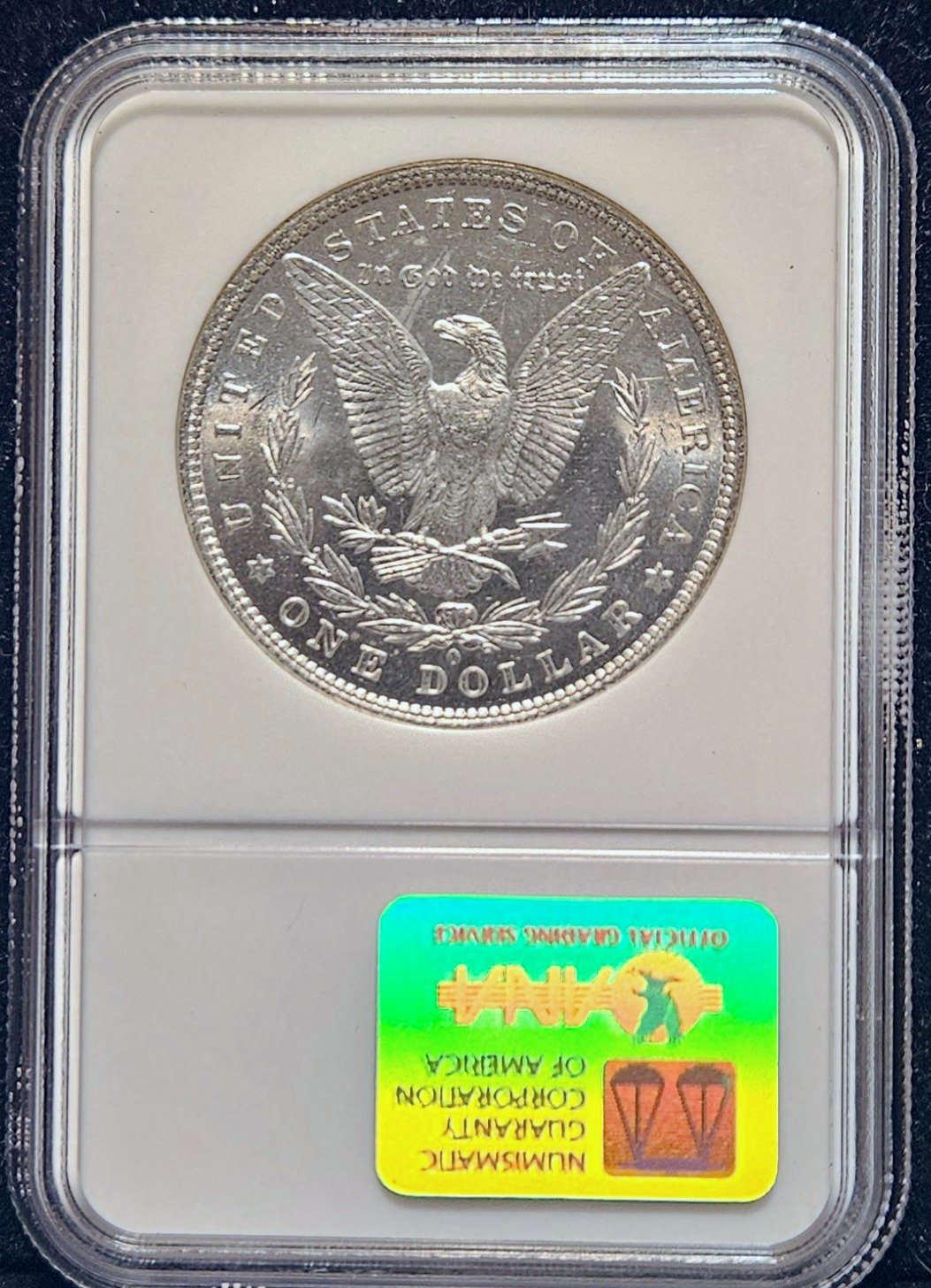1882-O Morgan Silver Dollar NGC MS-63 7510.63-0171366366628696 — Reverse