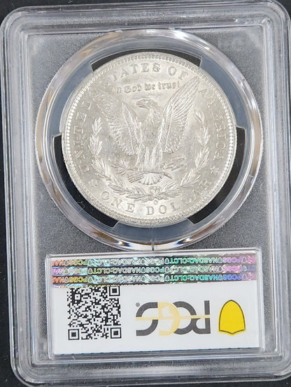 1886-O Morgan Dollar XF45 PCGS 7536.45-0071684540124083 — Reverse