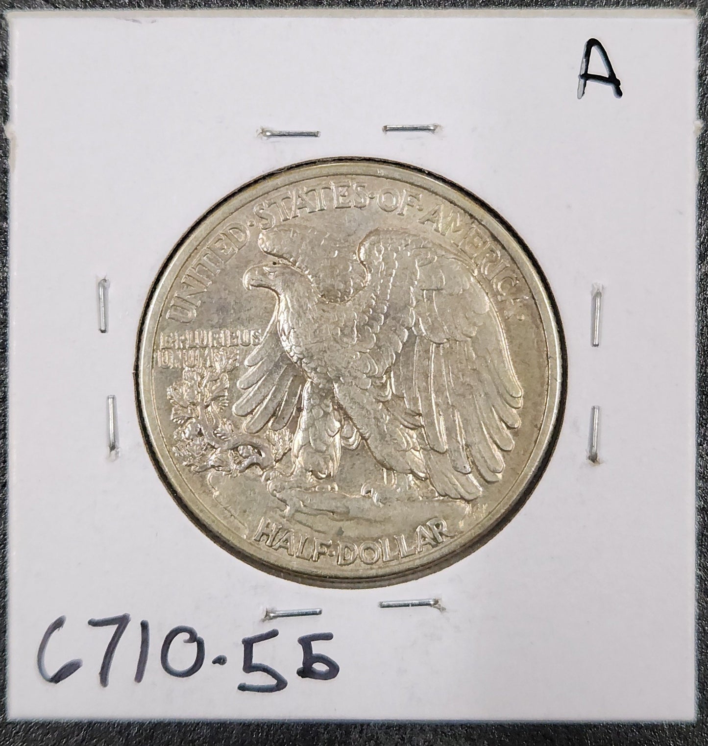 1940 Walking Liberty Half AU-55 — Reverse