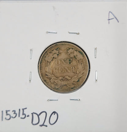 1858 Flying Eagle Cent Large Letters VF 15315.D20-A — Reverse