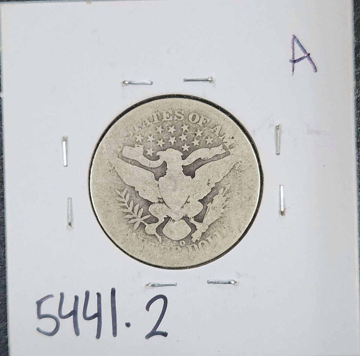 1906-O Barber Quarter FR-2 5441.2-A — Reverse