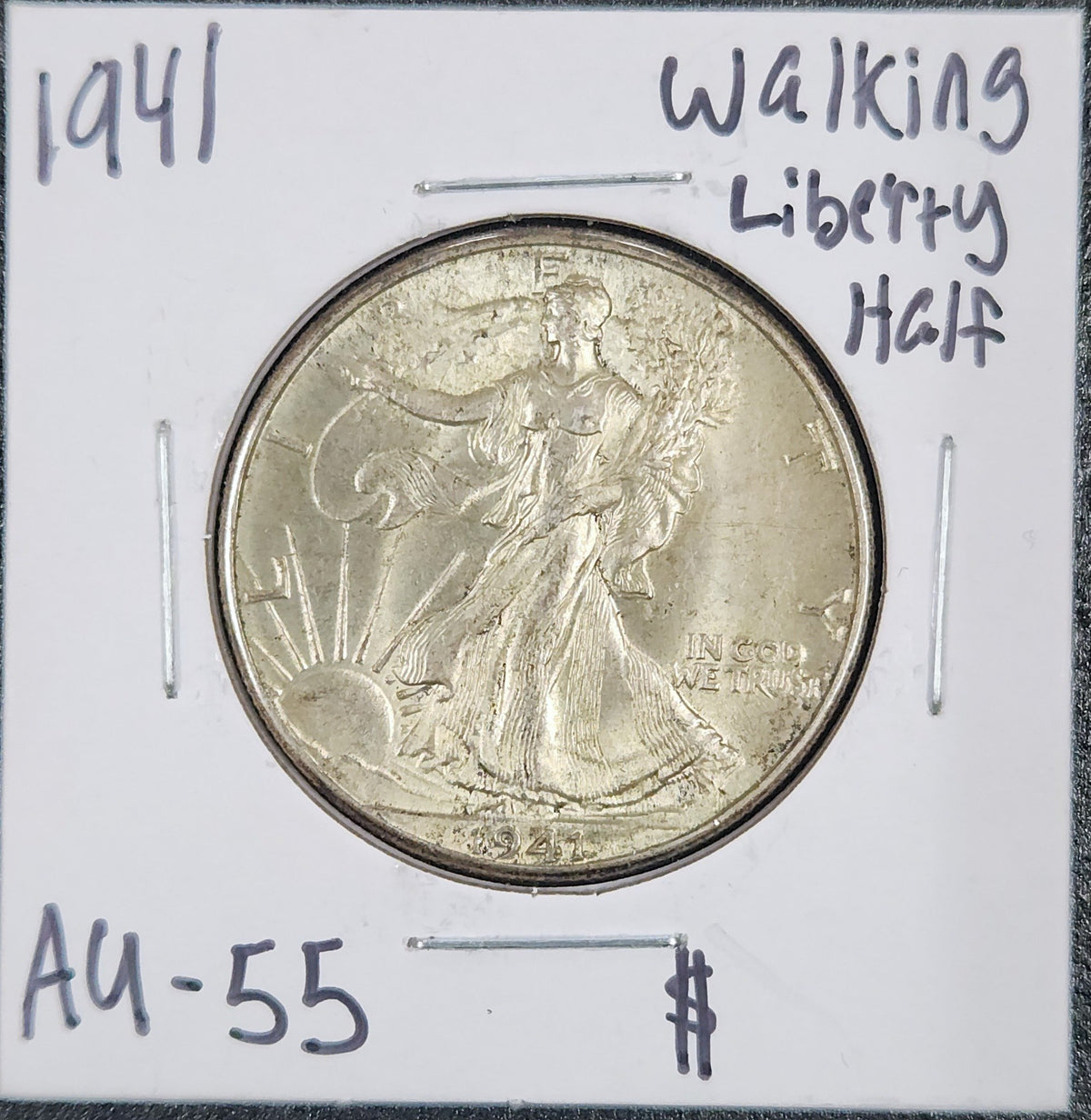 1941 Walking Liberty Half AU-55 6743.55-A — Obverse