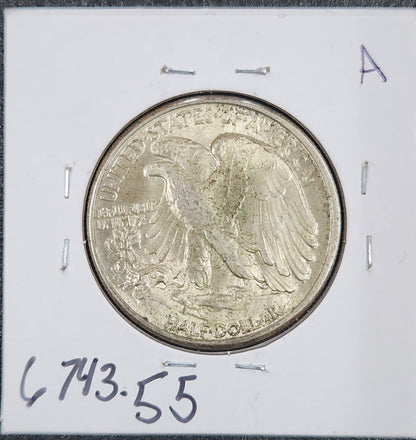1941 Walking Liberty Half AU-55 6743.55-A — Reverse