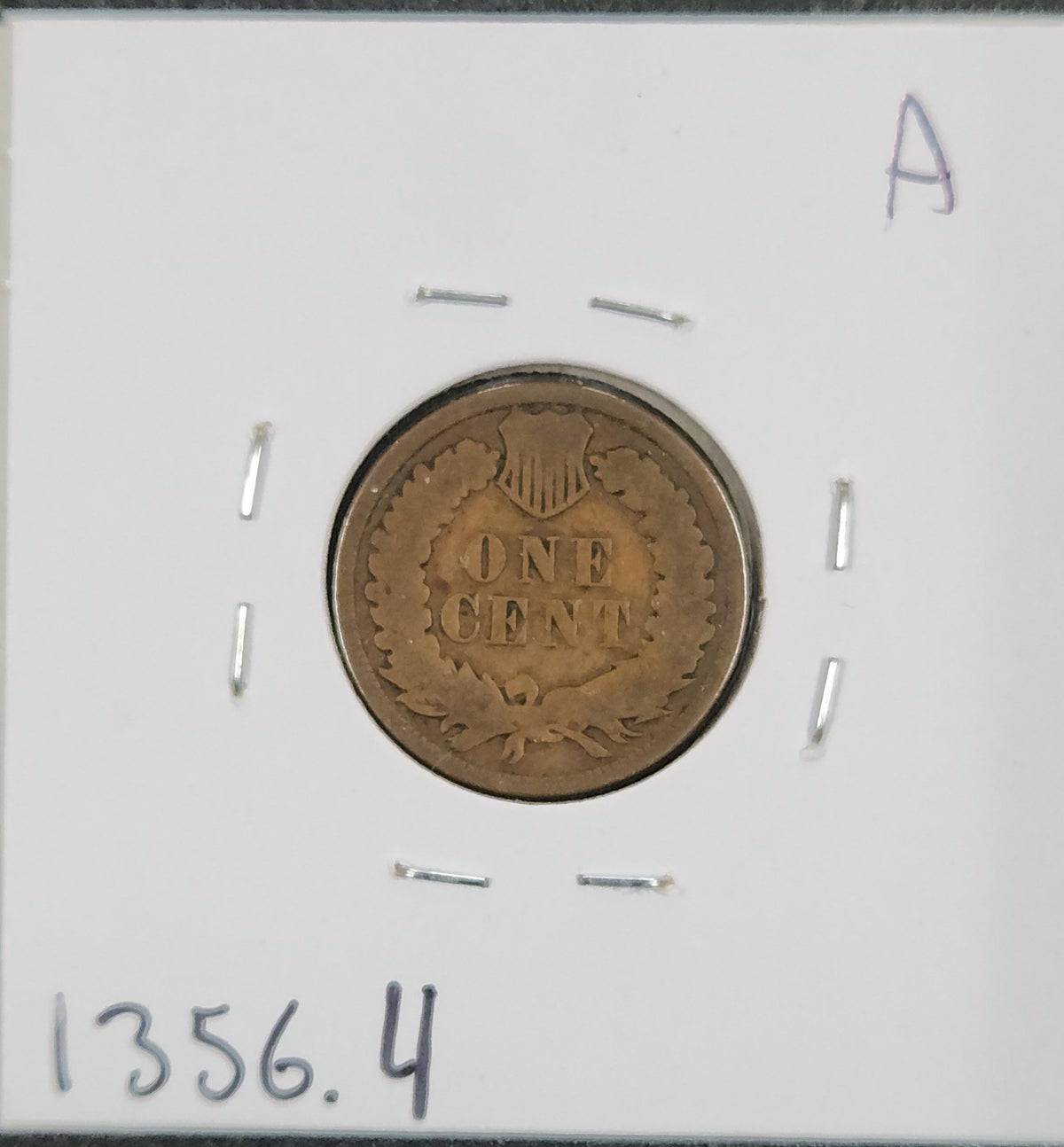 1881 Indian Head Cent G-4 1356.4-A — Reverse