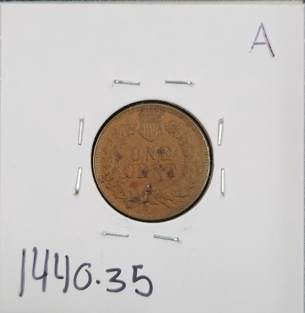 1906 Indian Head Cent VF-35 1440.35-A — Reverse