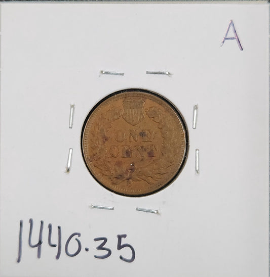1906 Indian Head Cent VF-35 1440.35-A — Reverse