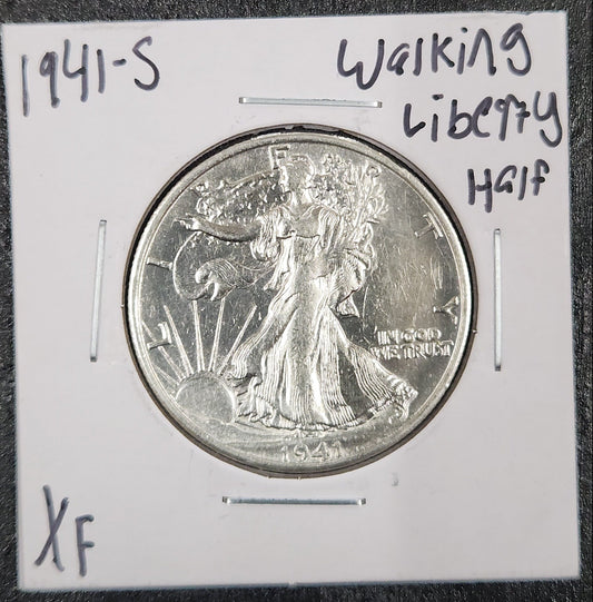 1941-S Walking Liberty Half XF — Obverse