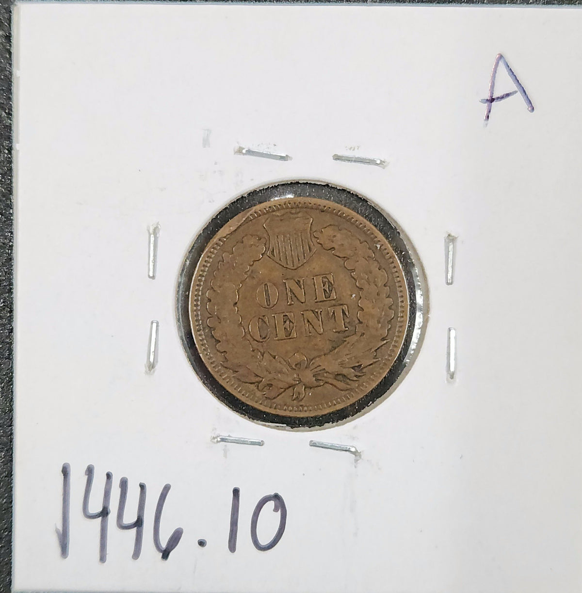 1908 Indian Head Cent VG-10 1446.10-A — Reverse