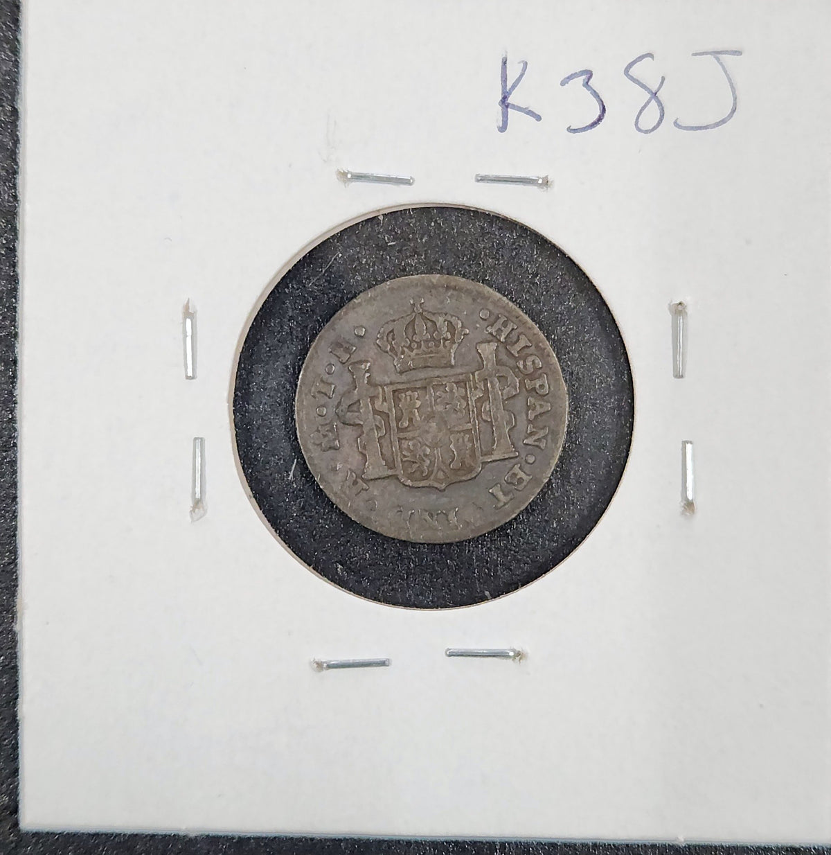 1807 1/2 Real Charles IV KM#72 K38J — Reverse