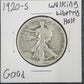 1920-S Walking Liberty Half G — Obverse