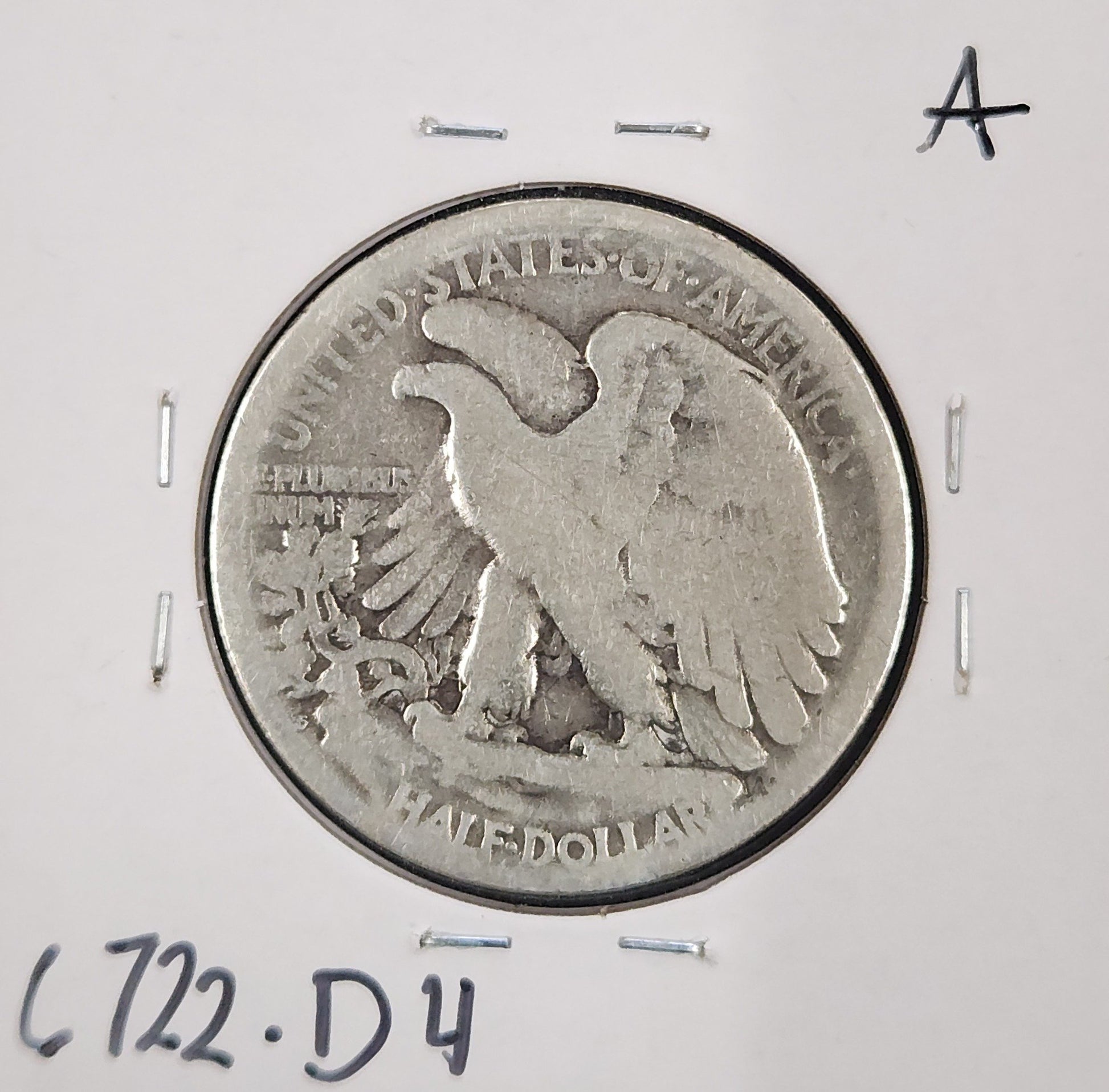 1920-S Walking Liberty Half G — Reverse