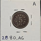 1875 Shield Nickel AG 2880.AG-A