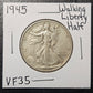 1942 Walking Liberty Half Dollar Very Fine A6TE