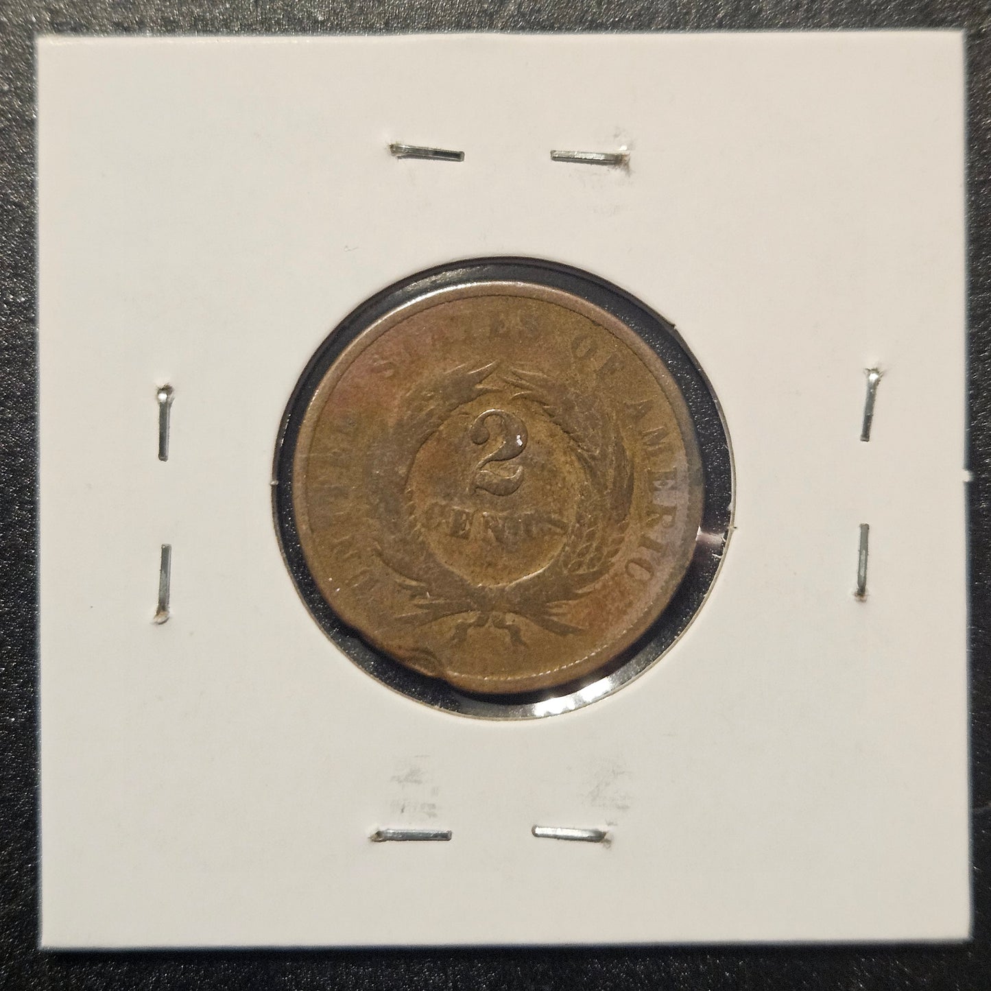 1868 2-Cent Piece Good Details A6TP
